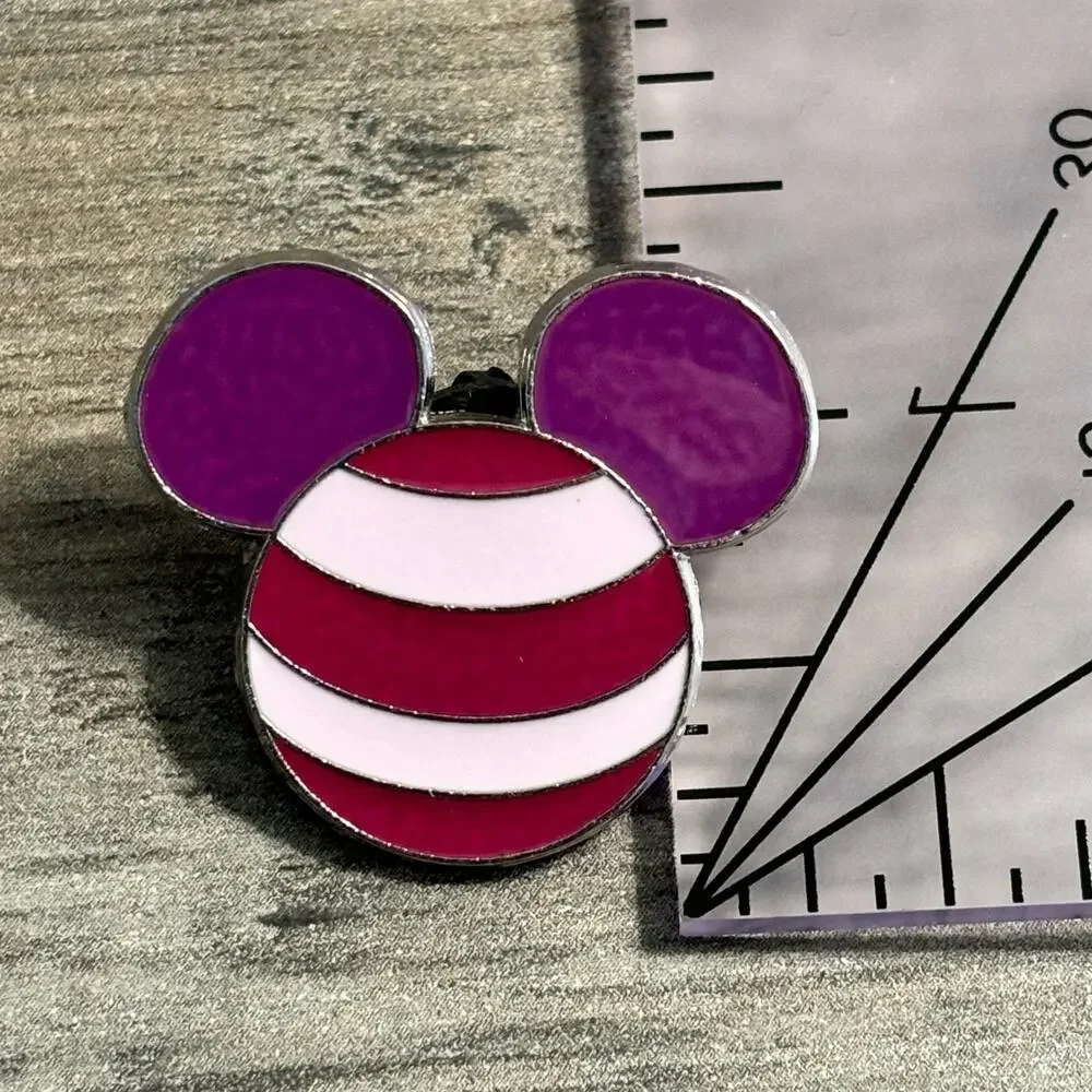 Disney Theme Park Cheshire Cat Mickey Mouse Icon Mystery Alice In Wonderland Pin - Picture 2 of 3